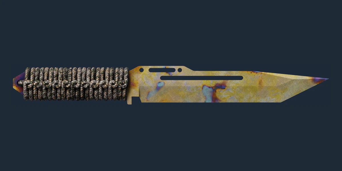 ตัวอย่าง มีดพาราคอร์ด (★) | Case Hardened (มีรอยถลอกอย่างมาก)