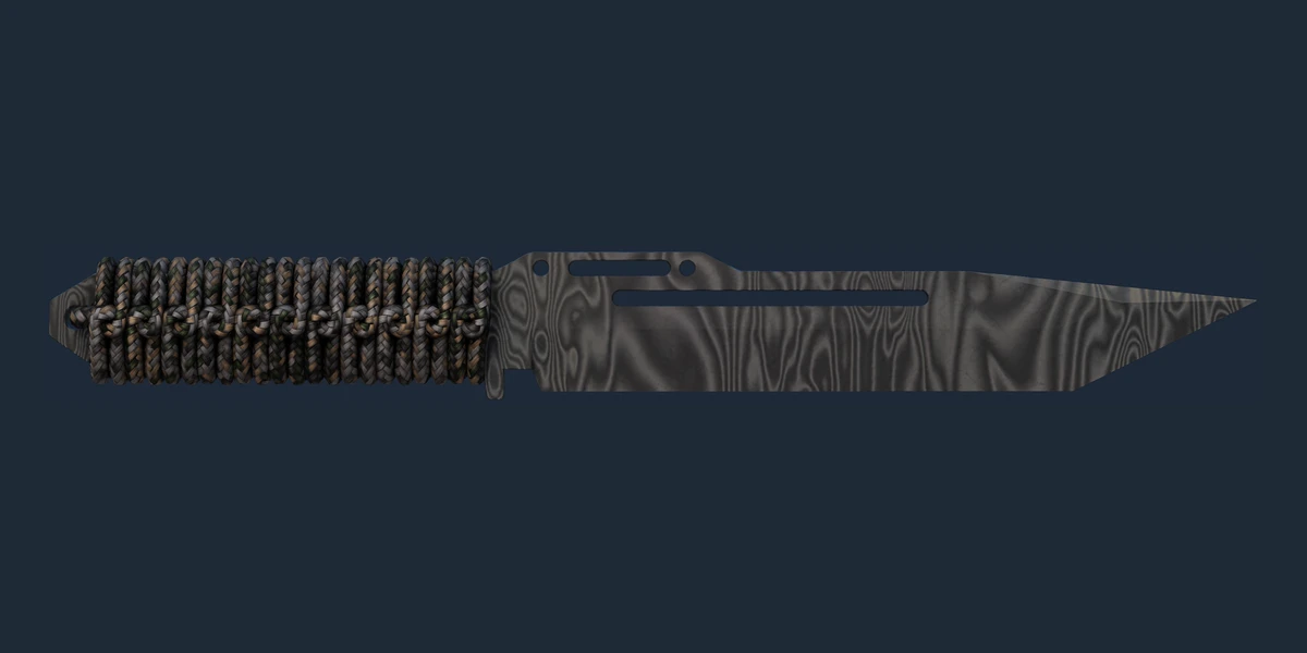 Náhled: Výsadkářský nůž ★ | Damascus Steel (Silně opotřebený)
