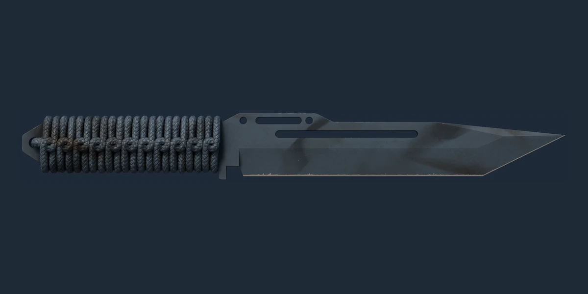 Forhåndsvisning af Paracordkniv (★) | Night Stripe (Lidt slidt)