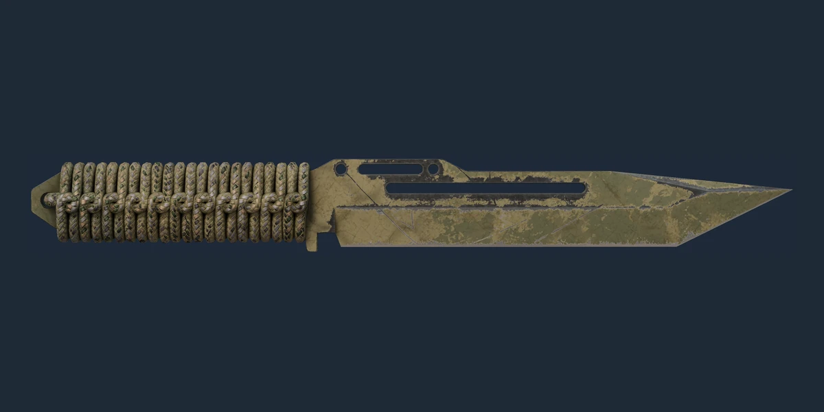 Forhåndsvisning af Paracordkniv (★) | Safari Mesh (Kampvansiret)