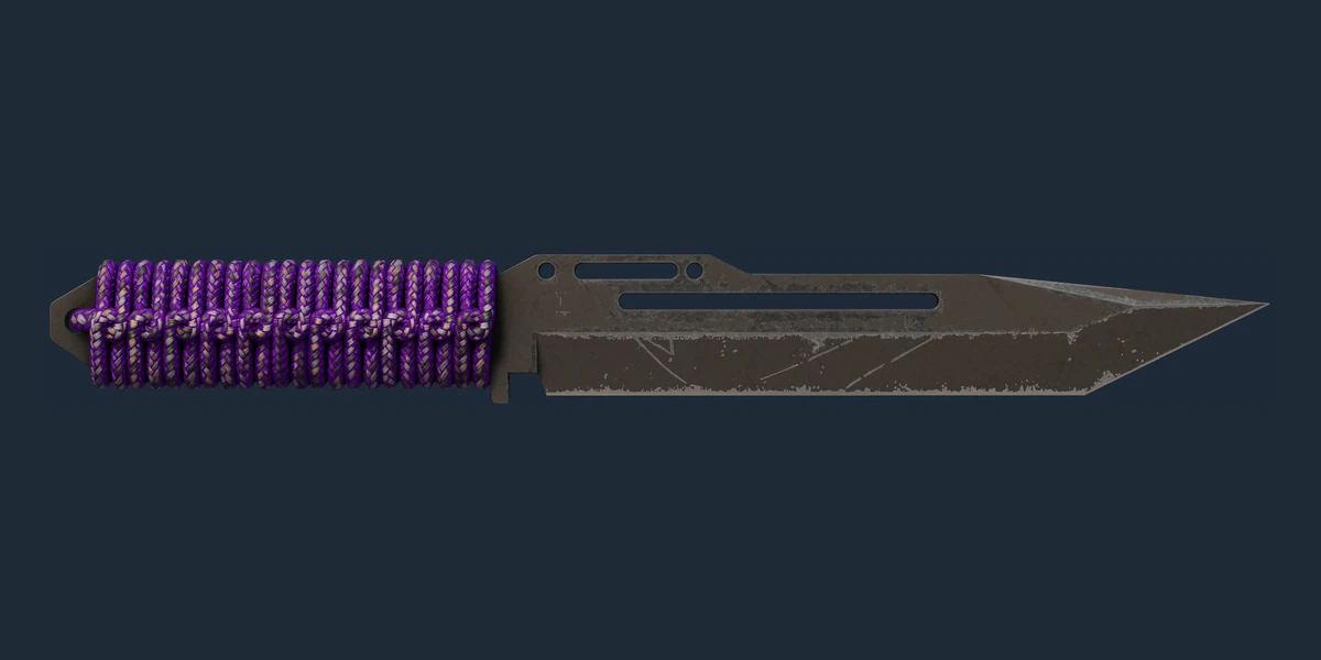 ★ Paracord Knife | Ultraviolet (Battle-Scarred) preview