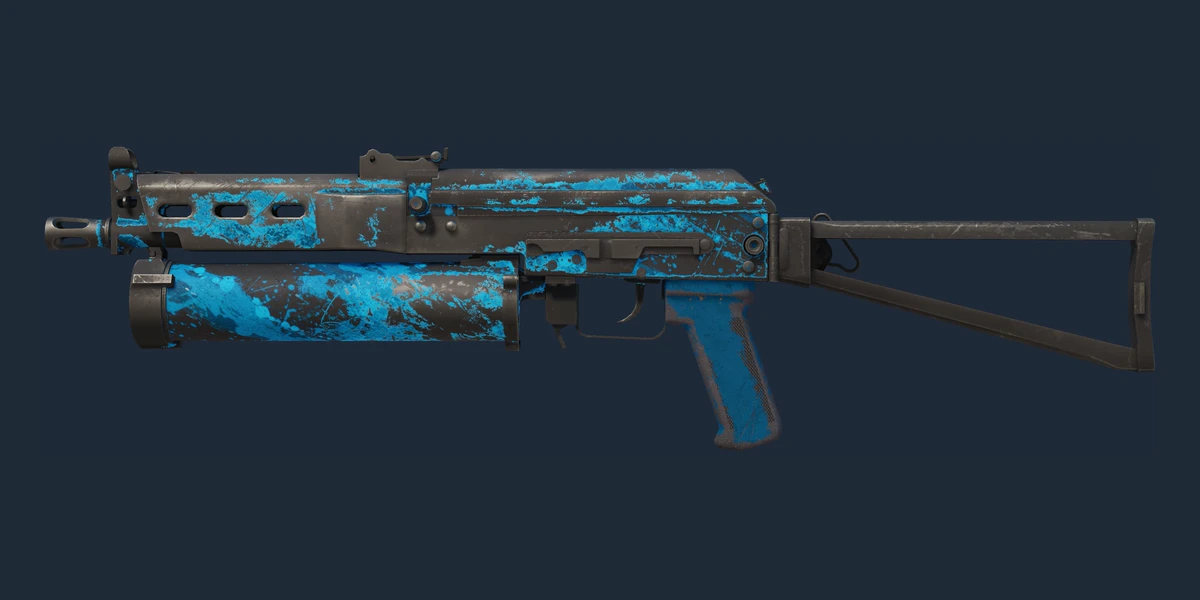 PP-Bizon | Blue Streak (Battle-Scarred) preview
