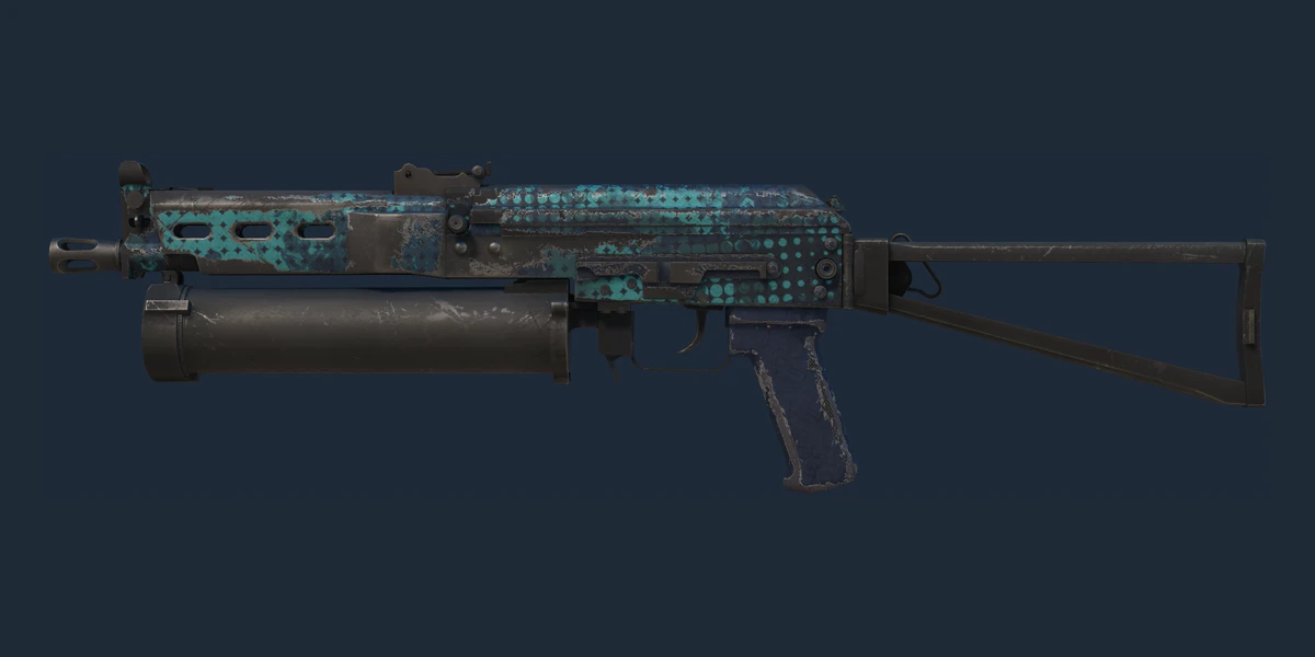 PP-Bizon | Cobalt Halftone (Well-Worn) preview