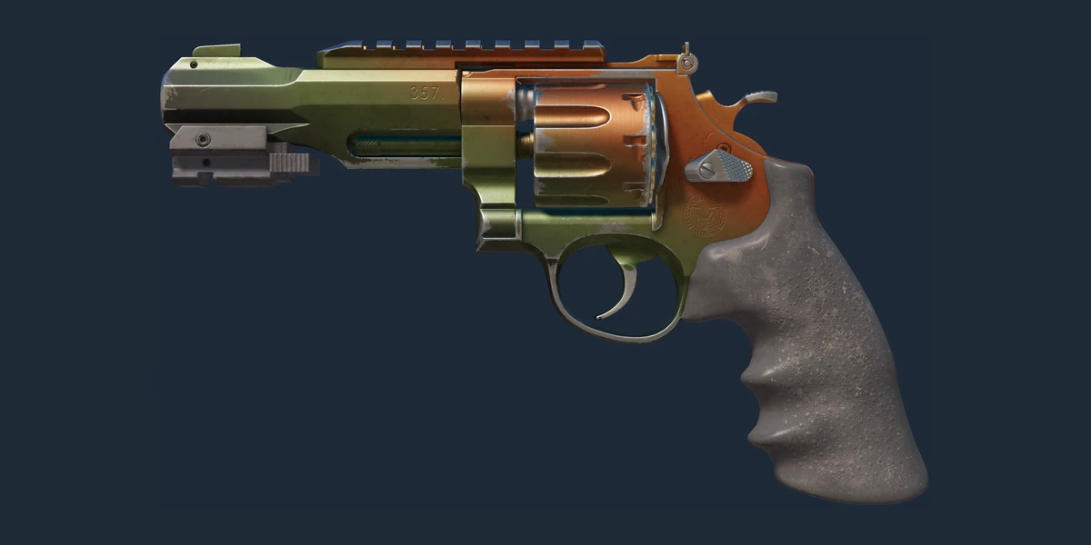 Náhled: Revolver R8 | Amber Fade (Silně opotřebený)