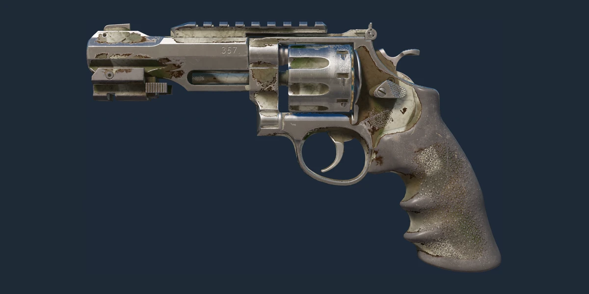 Forhåndsvisning af R8-revolver | Bone Mask (Kampvansiret)