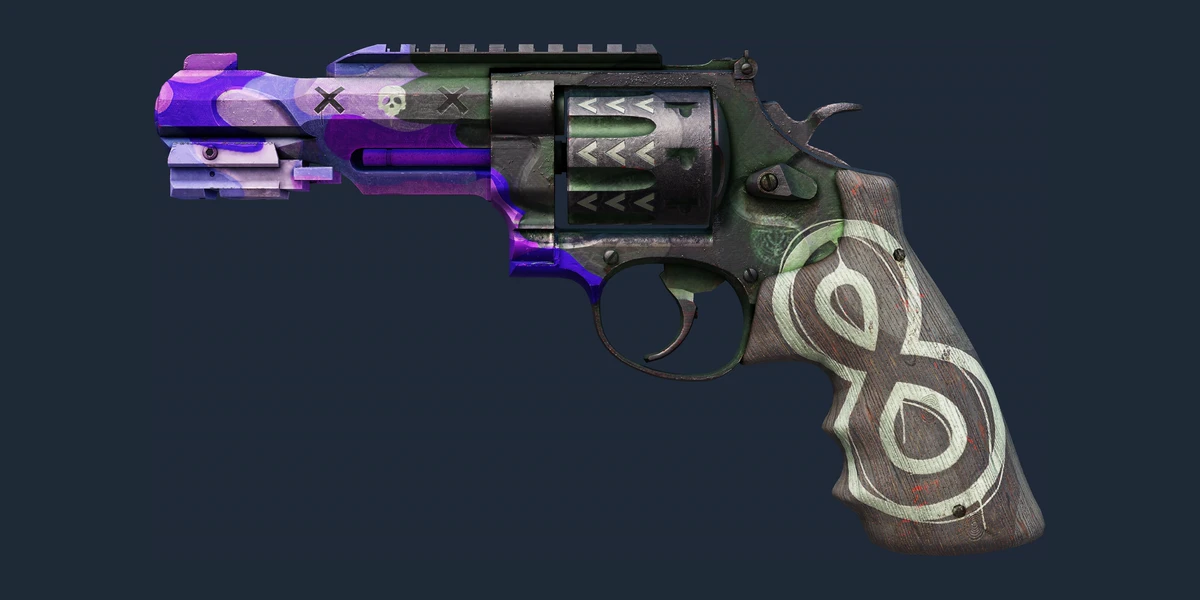 Náhled: Revolver R8 (StatTrak™) | Crazy 8 (Silně opotřebený)