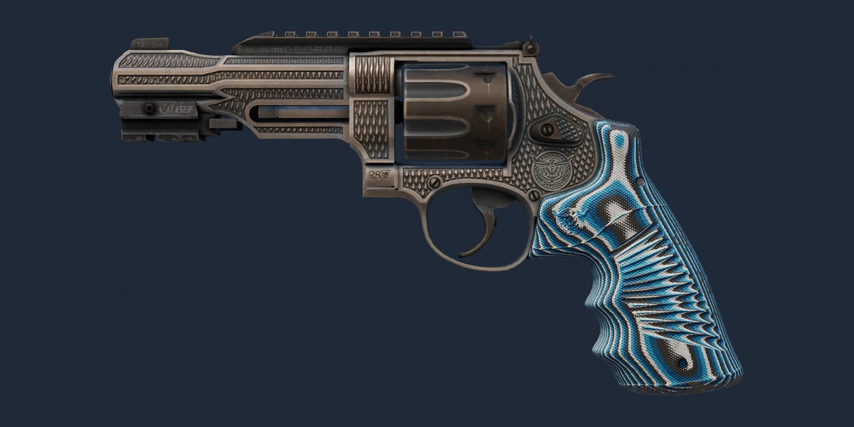 Náhled: Revolver R8 | Grip (Poničený bojem)