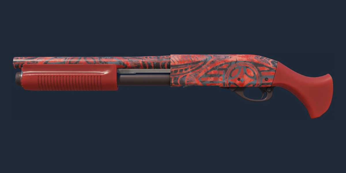 Souvenir Sawed-Off | Crimson Batik (Minimal Wear) preview