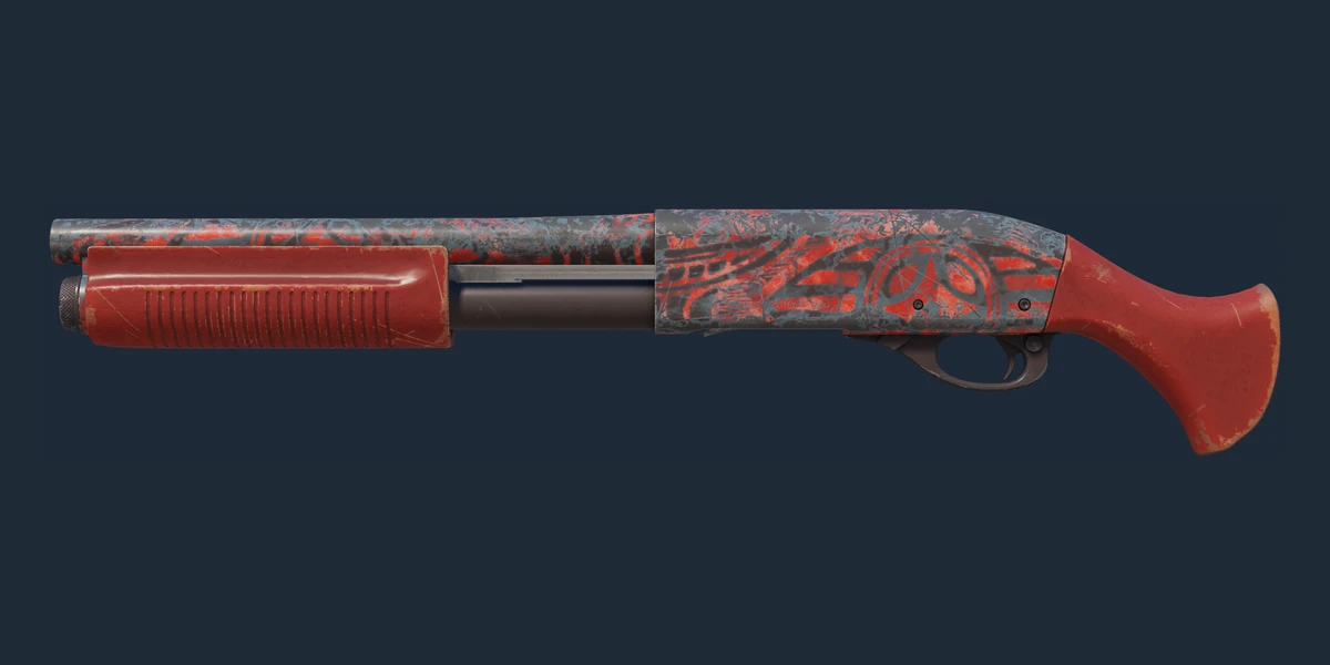 Voorbeeld van Sawed-Off | Crimson Batik (Versleten)