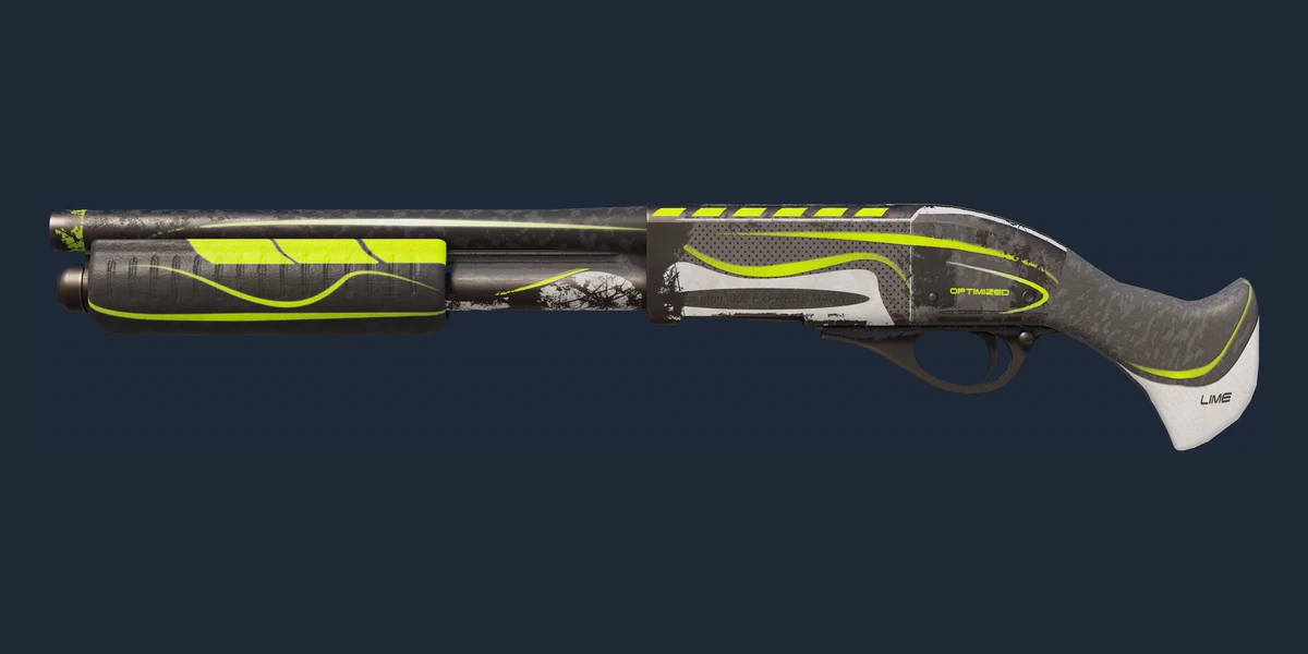 Förhandsvisning av StatTrak™ Sawed-Off | Limelight (Välanvänd)