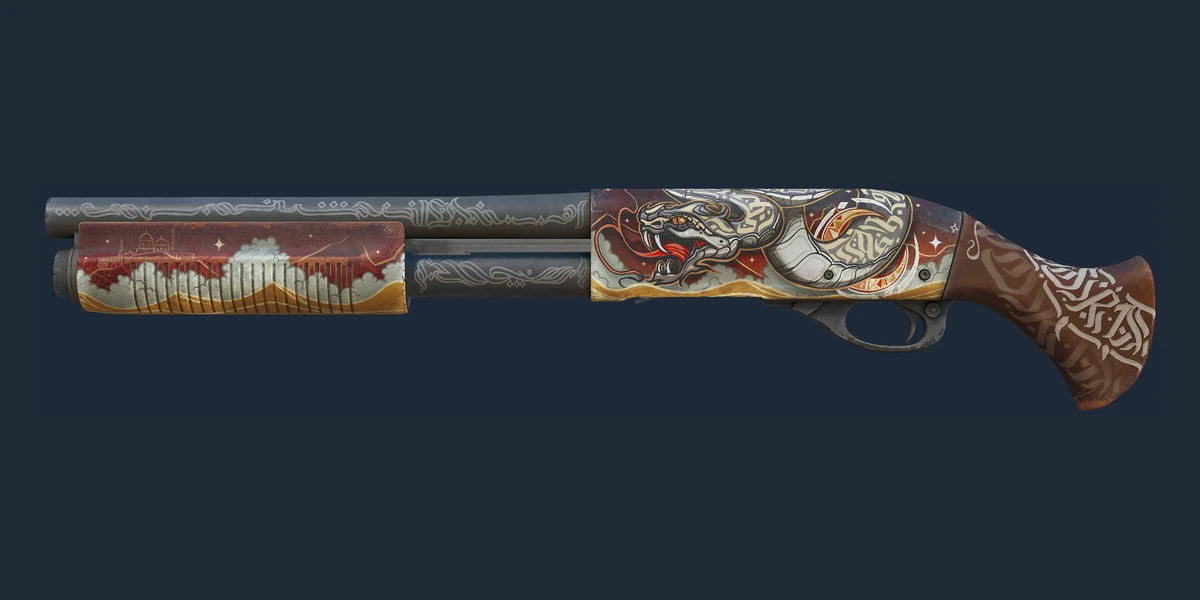 Sawed-Off | Lunar Wyrm (Well-Worn) preview