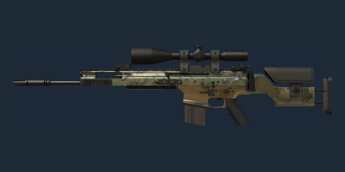 SCAR-20 | Army Sheen (Minimal Wear) preview