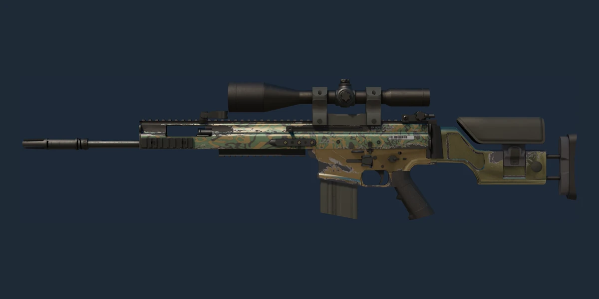 Souvenir SCAR-20 | Army Sheen (Field-Tested) preview