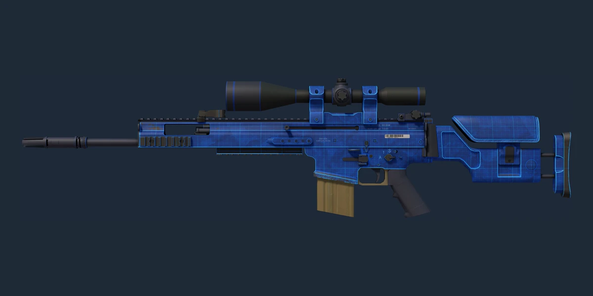 SCAR-20 | Blueprint (Minimal Wear) preview