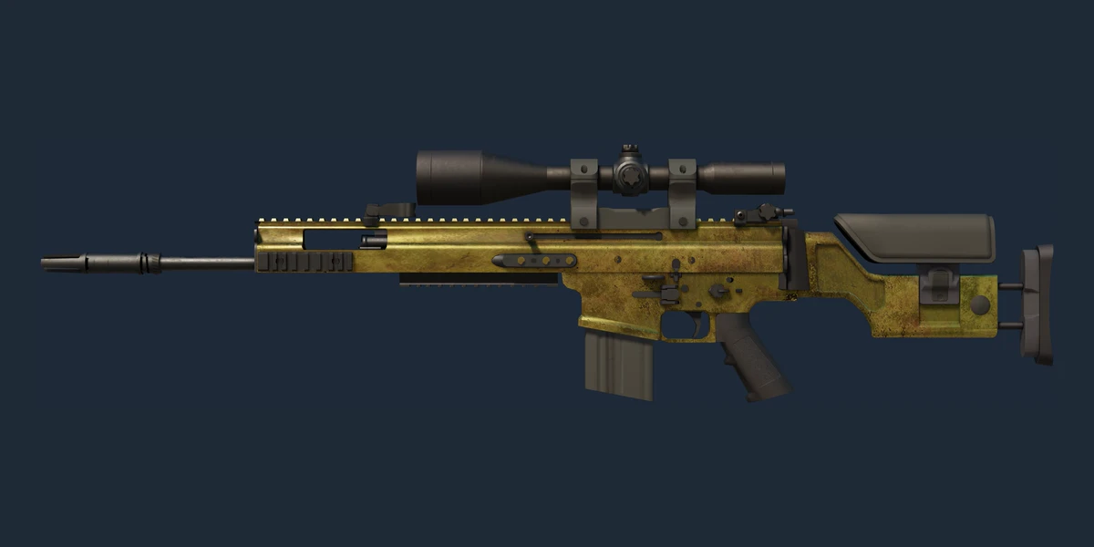SCAR-20 | Brass (Battle-Scarred) preview
