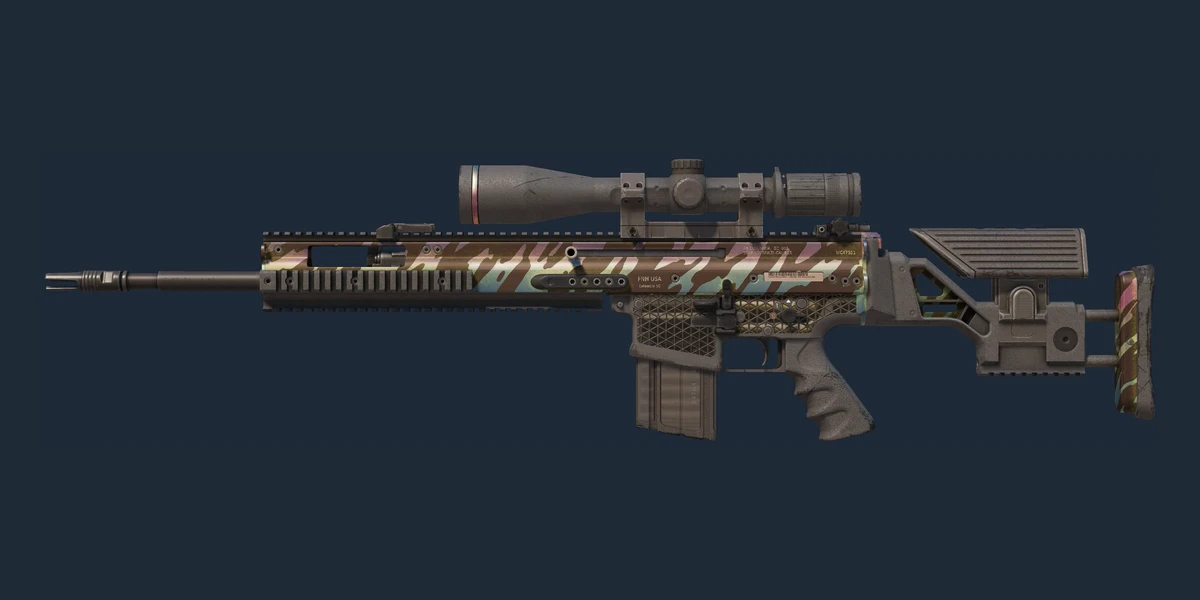 Náhled: SCAR-20 (StatTrak™) | Caged (Silně opotřebený)