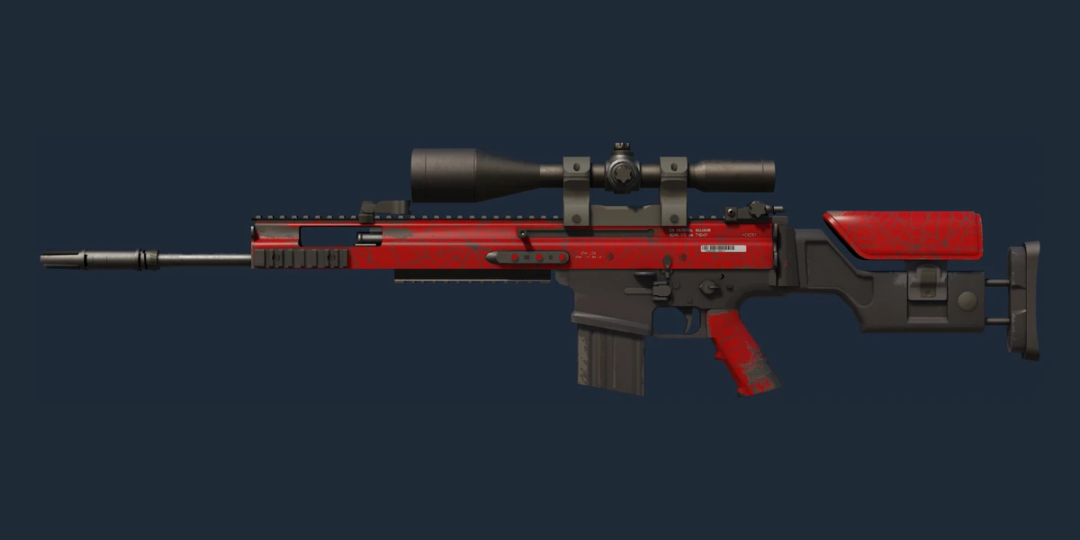 Souvenir SCAR-20 | Crimson Web (Minimal Wear) preview