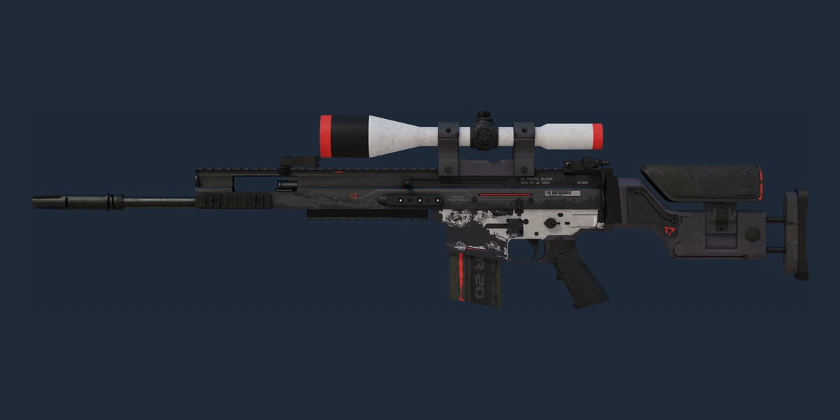 Náhled: SCAR-20 | Cyrex (Silně opotřebený)