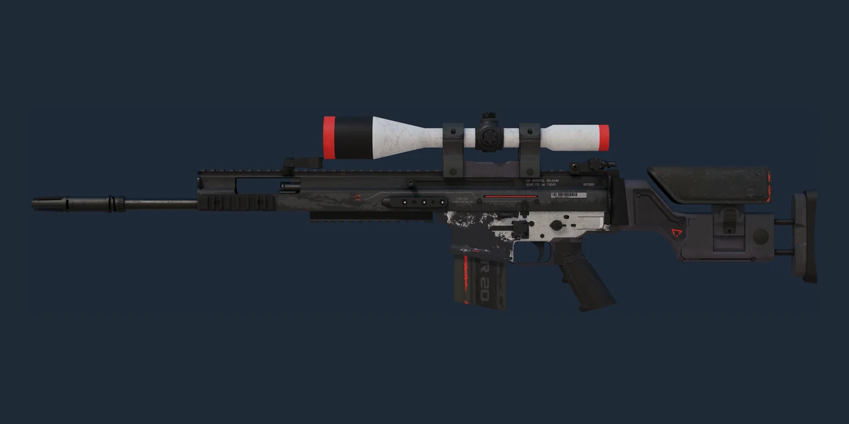StatTrak™ SCAR-20 | Cyrex (Battle-Scarred) preview