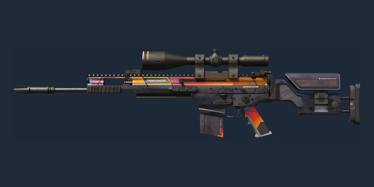 SCAR-20 (StatTrak™) | Végrehajtó (Háború tépázta) előnézete