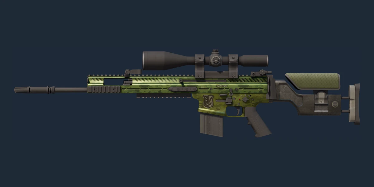 Souvenir SCAR-20 | Green Marine (Field-Tested) preview