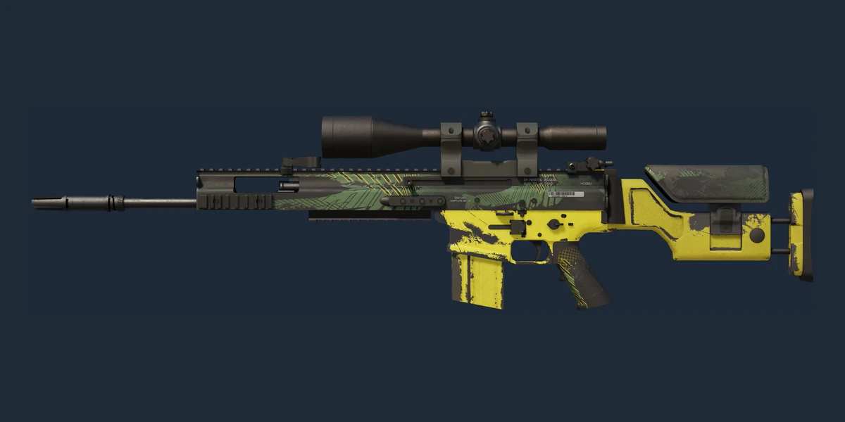 Podgląd: SCAR-20 | Tropikalny cień (po testach bojowych)