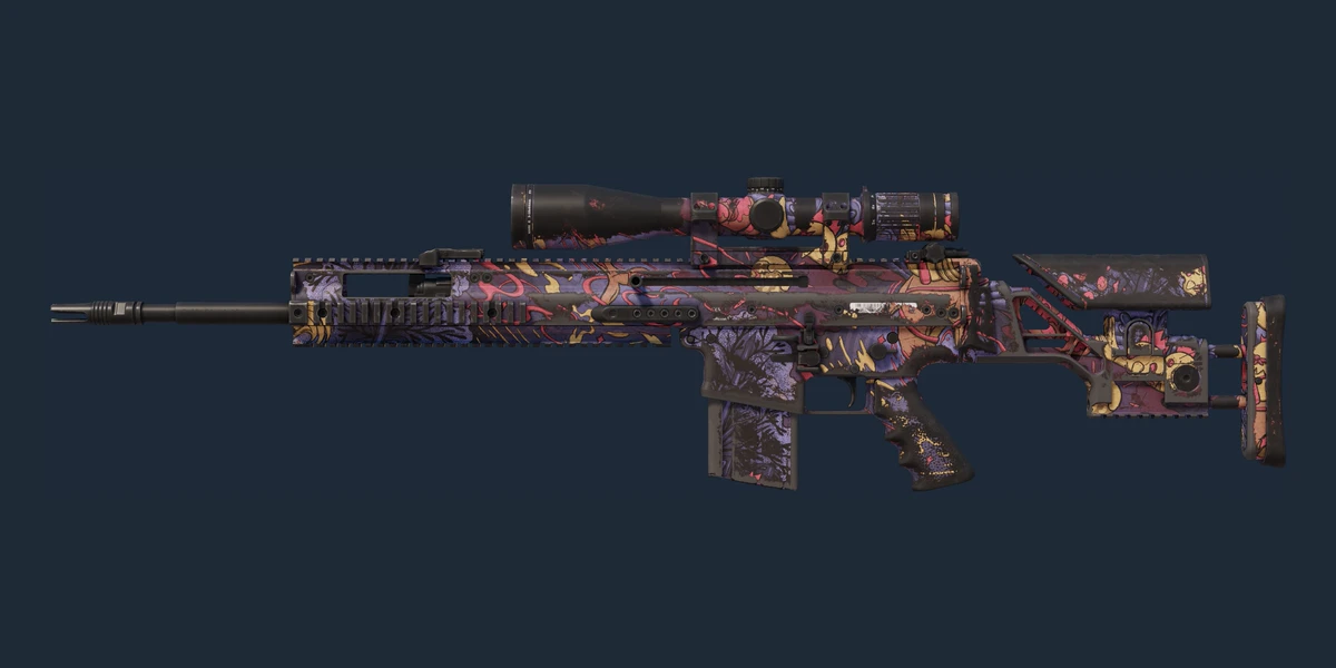 StatTrak™ SCAR-20 | Poultrygeist (Battle-Scarred) preview