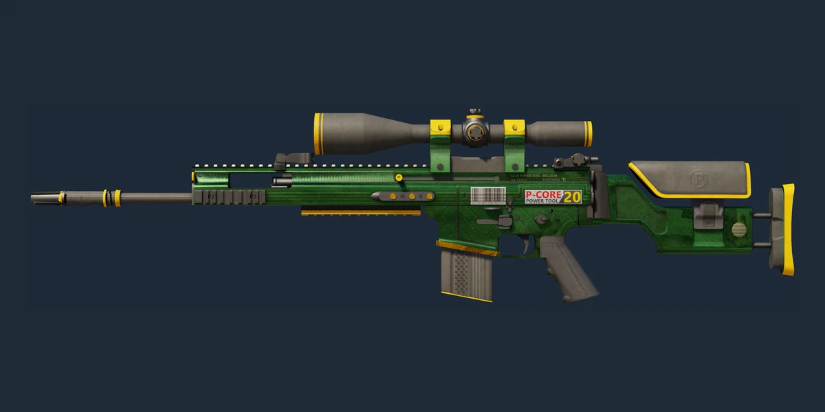 Souvenir SCAR-20 | Powercore (Well-Worn) preview