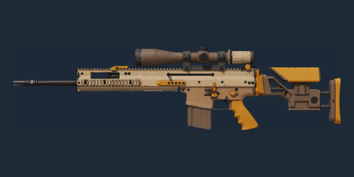 SCAR-20 | Short Ochre (Field-Tested) preview