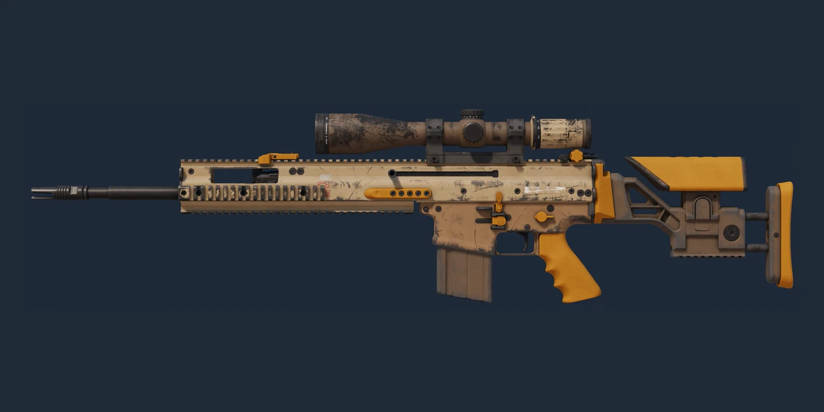 Previzualizare SCAR-20 | Short Ochre (Uzată)