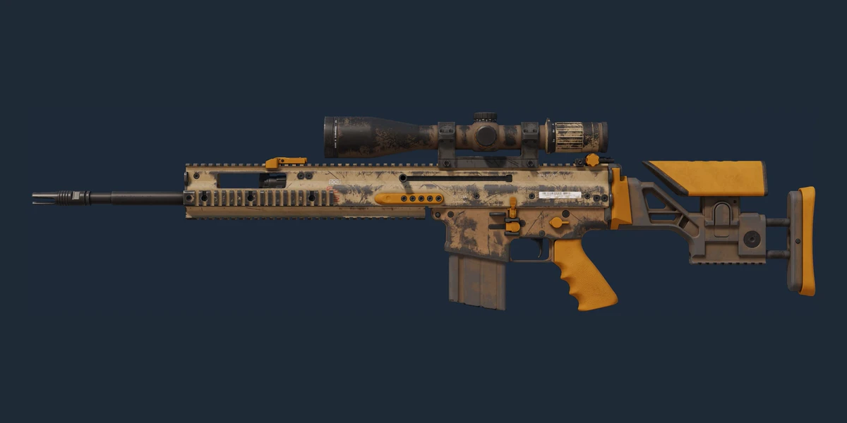SCAR-20 | Short Ochre (Battle-Scarred) preview
