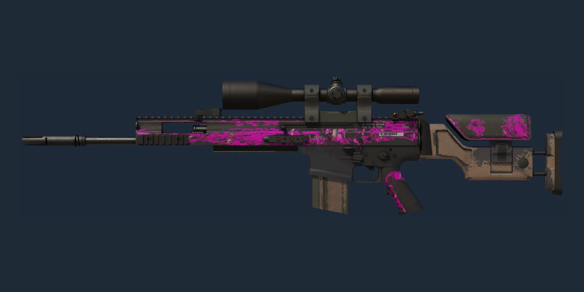 SCAR-20 | Splash Jam (Well-Worn) preview