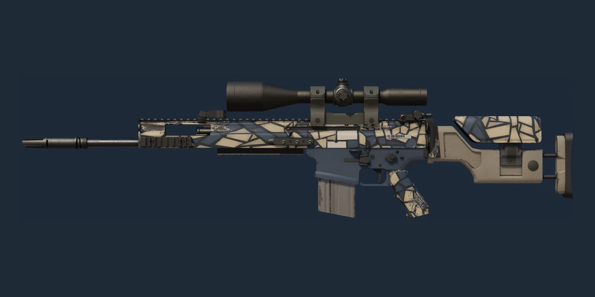 Previzualizare SCAR-20 | Stone Mosaico (Nouă)