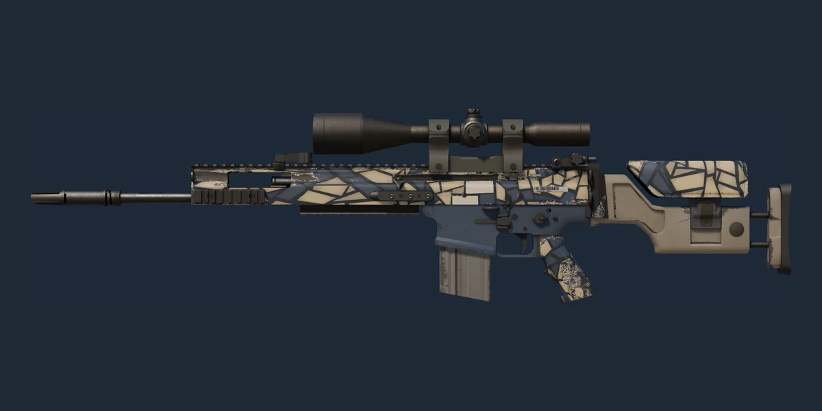 Forhåndsvisning af SCAR-20 | Stone Mosaico (Lidt slidt)