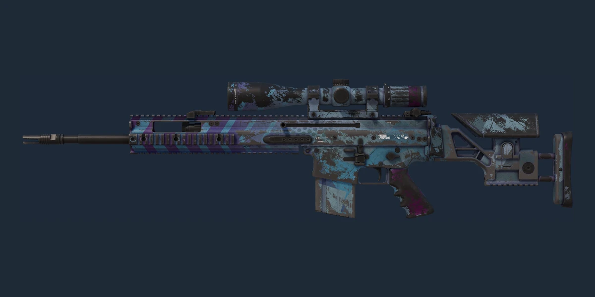 Náhled: SCAR-20 | Wild Berry (Poničený bojem)
