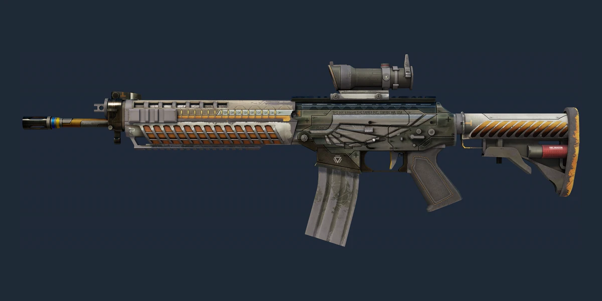 SG 553 | Aerial (Well-Worn) preview