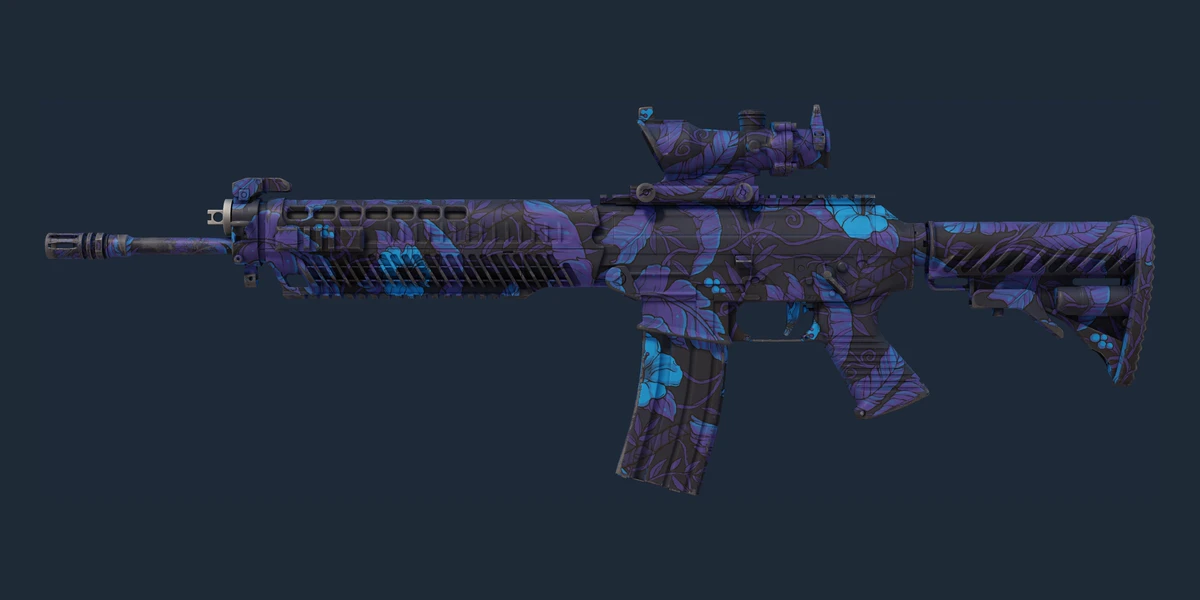 Souvenir SG 553 | Aloha (Minimal Wear) preview