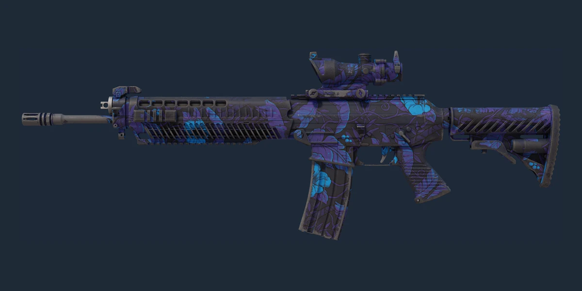 Souvenir SG 553 | Aloha (Field-Tested) preview