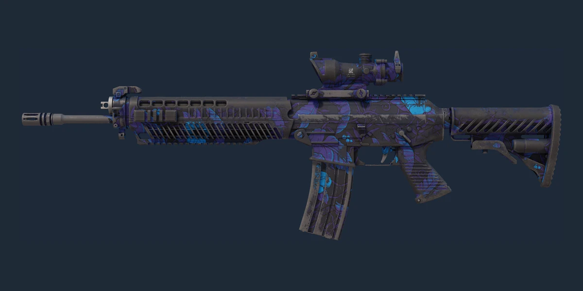SG 553 | Aloha (Well-Worn) preview