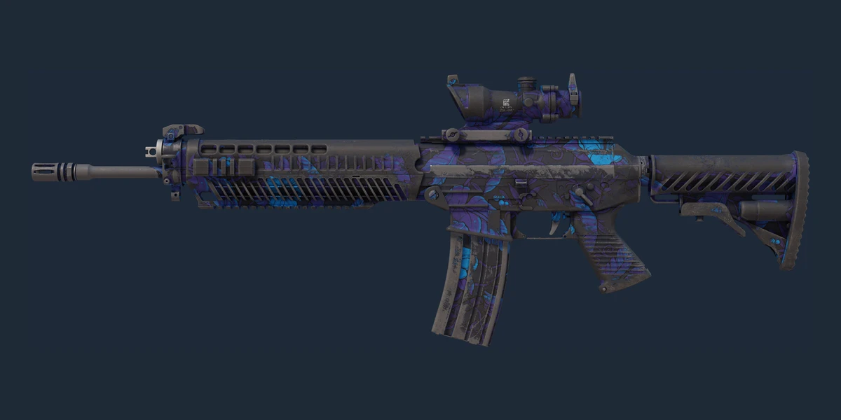 Souvenir SG 553 | Aloha (Battle-Scarred) preview