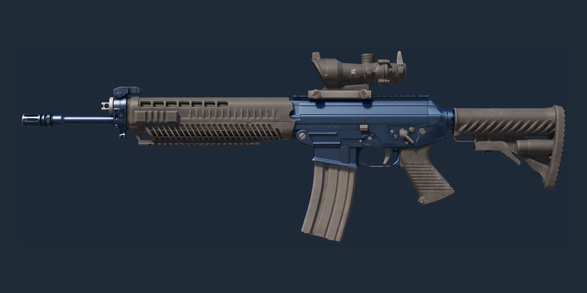 Vorschau von SG 553 | Marineblau eloxiert (Minimale Gebrauchsspuren)