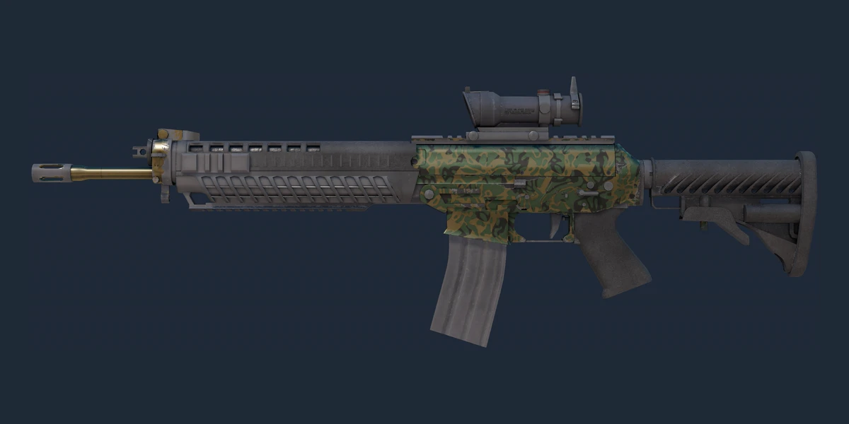 Souvenir SG 553 | Army Sheen (Field-Tested) preview