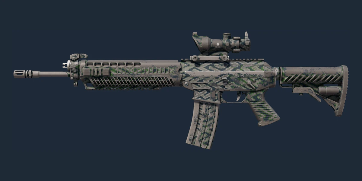 SG 553 | Barricade (Battle-Scarred) preview