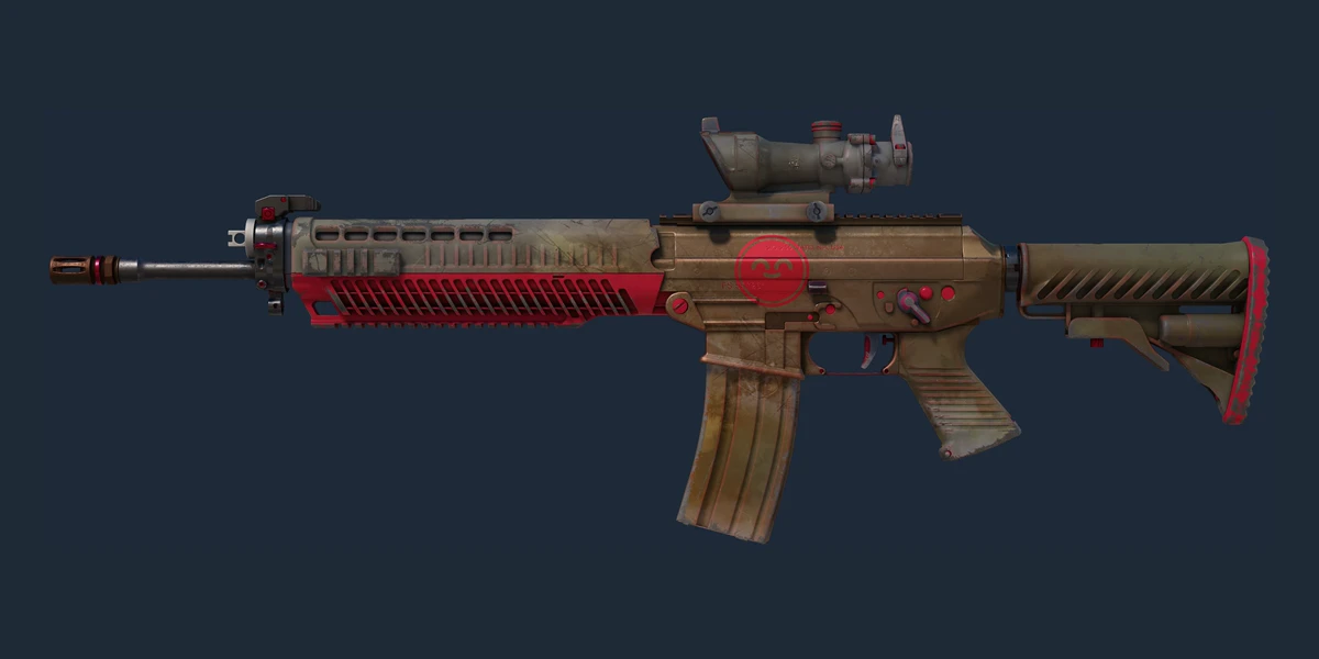 Podgląd: SG 553 | Jagodowa warstwa żelowa (po testach bojowych)