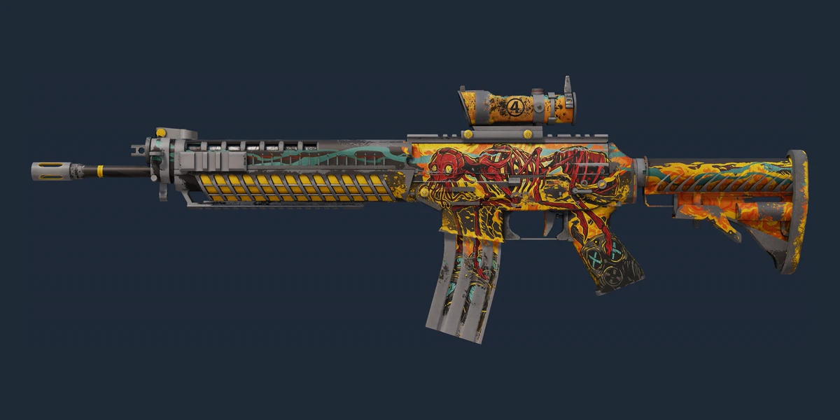 SG 553 | Colony IV (Well-Worn) preview