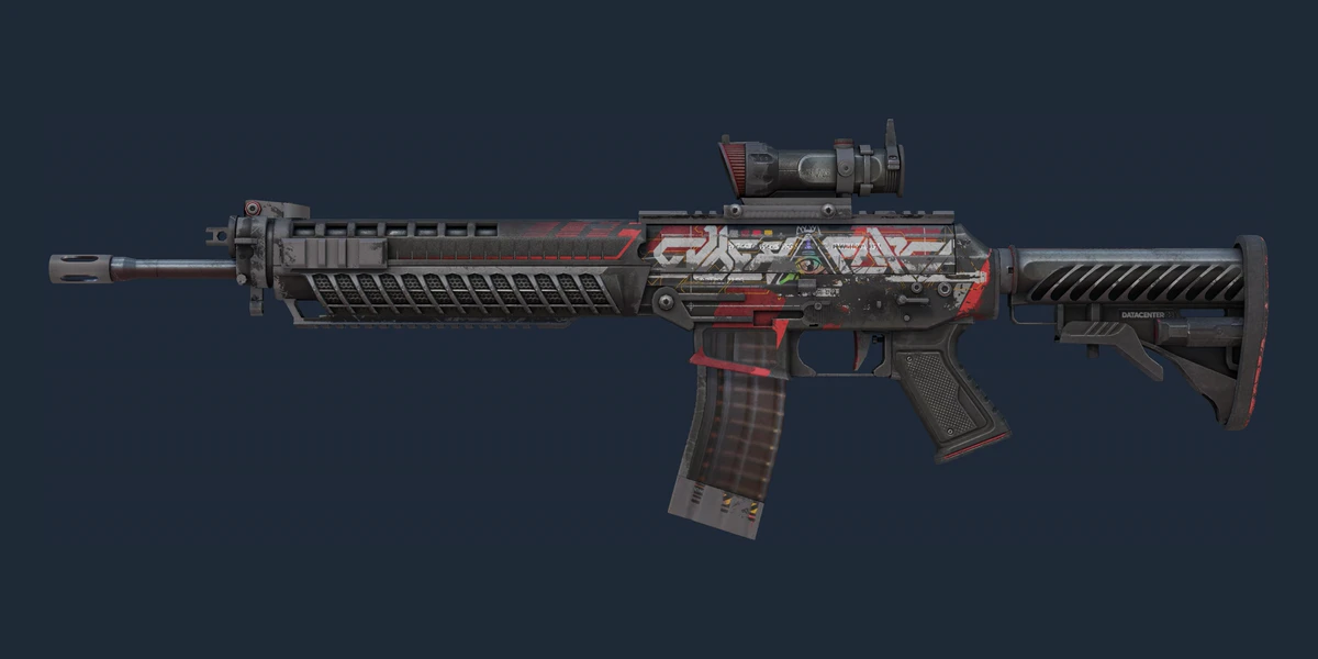 SG 553 | Cyberforce (Battle-Scarred) preview