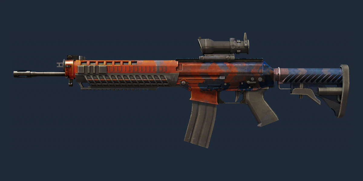 SG 553 | Danger Close (Minimal Wear) preview