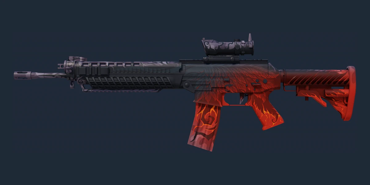 SG 553 | Darkwing (Minimal Wear) preview