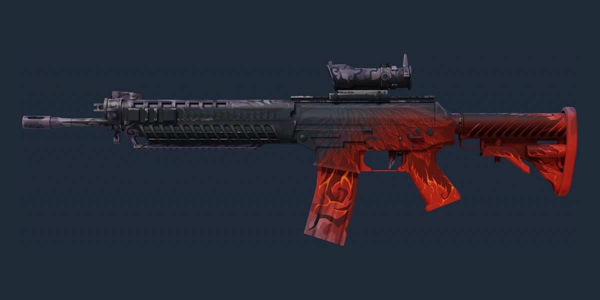 StatTrak™ SG 553 | Darkwing (Field-Tested) preview