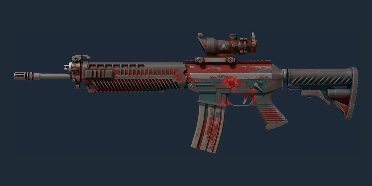 SG 553（纪念品） | 辐射警告 (战痕累累) 预览